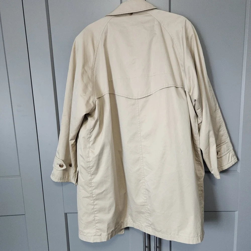 Vintage BURBERRY London Sanyo Shokai 2-in-1 Coat Removable Liner Nova CheckTan